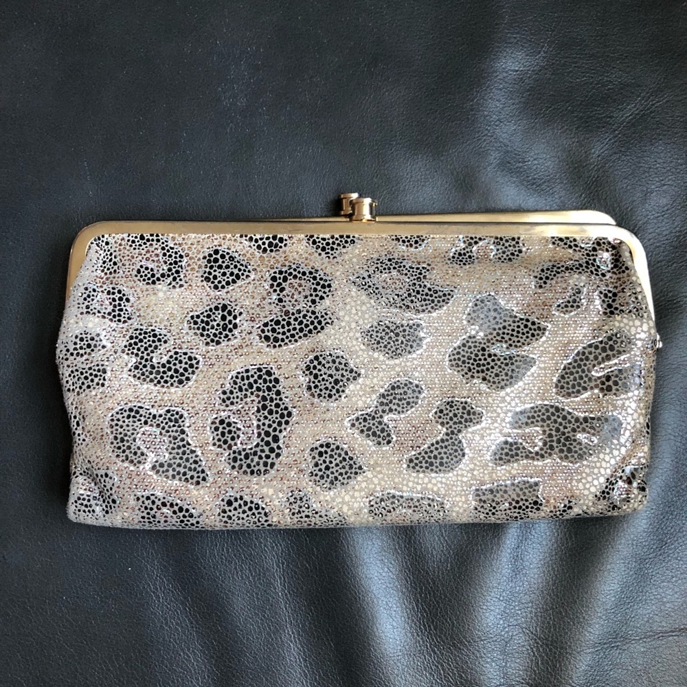 Hobo Leopard Shine Wallet